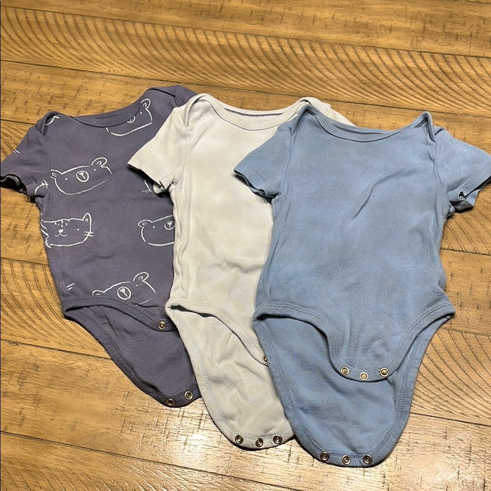 Cloud Island Onesie Set 12M